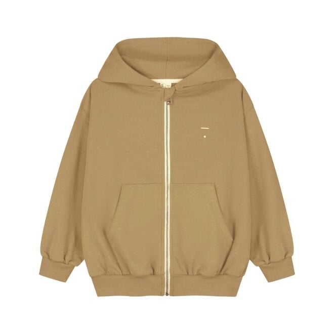 Gray Label | Hooded Cardigan With Zip GOTS Cookie