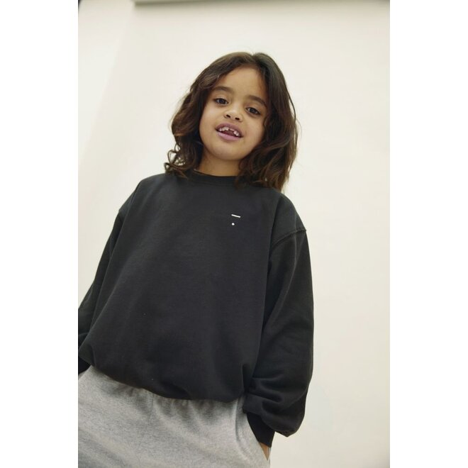 Gray Label | Dropped Shoulder Sweater GOTS Pirate Black