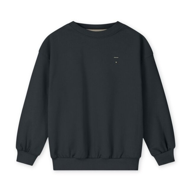 Gray Label | Dropped Shoulder Sweater GOTS Pirate Black