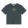 Gray Label | Logo Oversized Tee GOTS Blue Grey / Bright Cookie