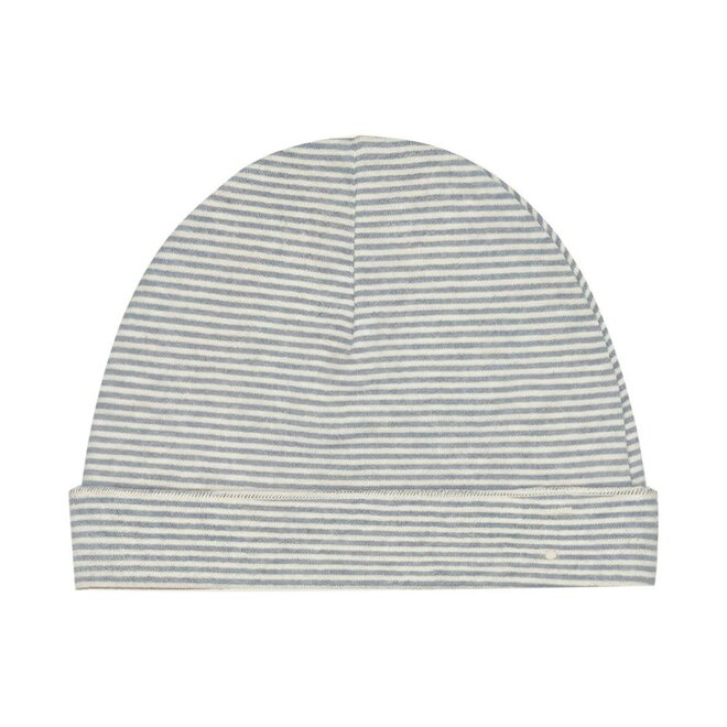 Gray Label | Baby Beanie GOTS Stone Grey / Cream Newborn