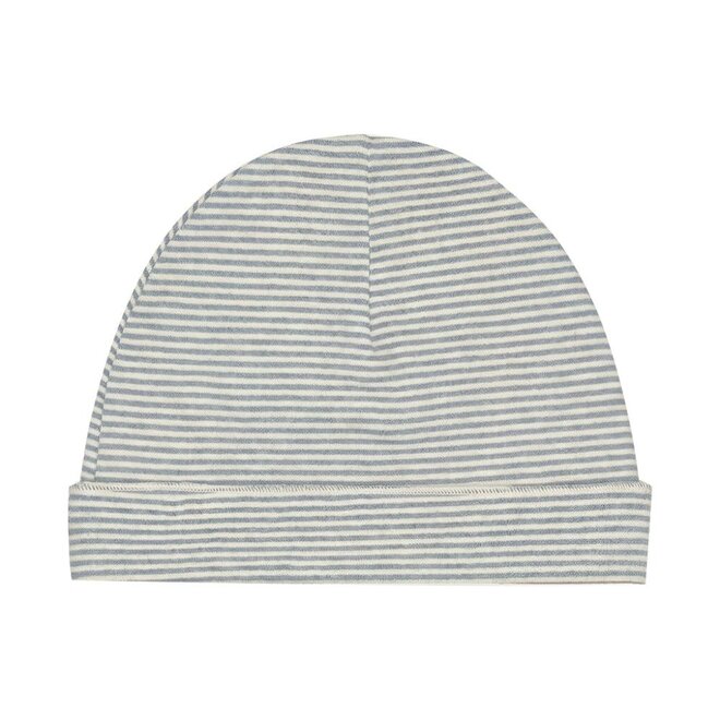 Gray Label | Baby Beanie GOTS Stone Grey / Cream Newborn
