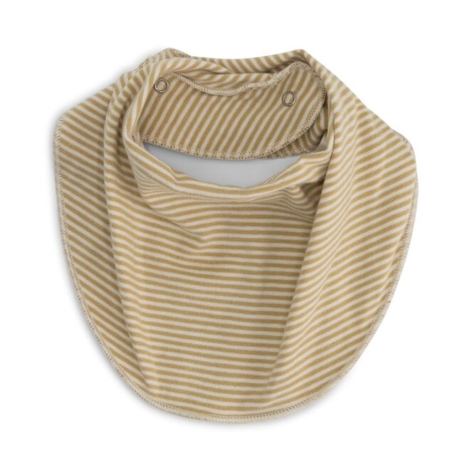 Baby Bib GOTS Cookie / Cream