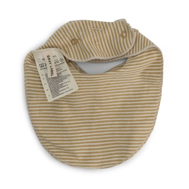Gray Label | Baby Bib GOTS Cookie / Cream