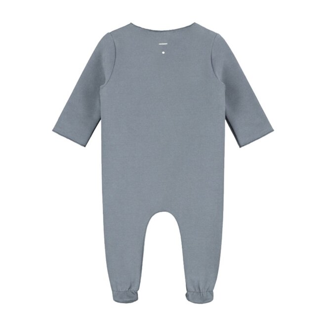 Gray Label | Newborn Suit with Snaps GOTS Stone Grey Newborn
