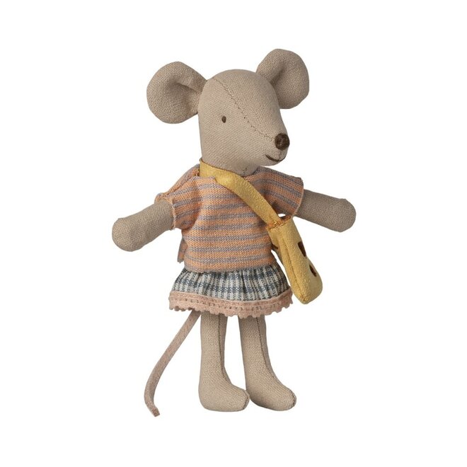 Maileg | Little Sister Mouse With Bag