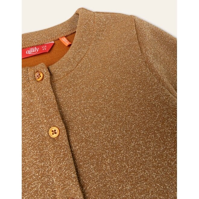 Oilily | Vibrant Cardigan Glitter Pumpkin Spice