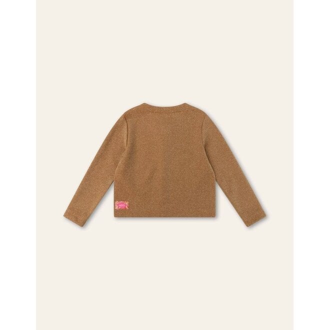 Oilily | Vibrant Cardigan Glitter Pumpkin Spice