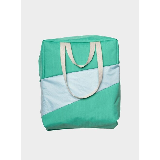 Susan Bijl | The New Tote Bag Holly Green & Surf Spray Large