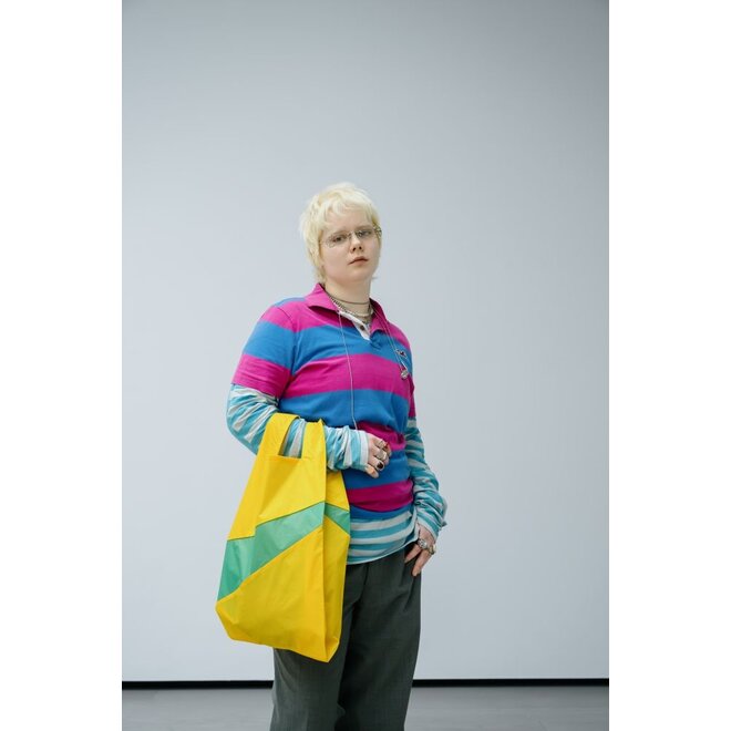 Susan Bijl | The New Shopping Bag Sunflower & Holly Green
