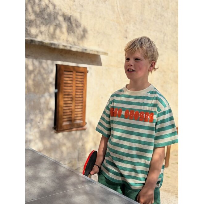 Bobo Choses | Bobo Choses Modern Striped T-Shirt Offwhite