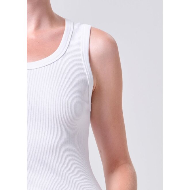 AGOLDE | Poppy Tank White