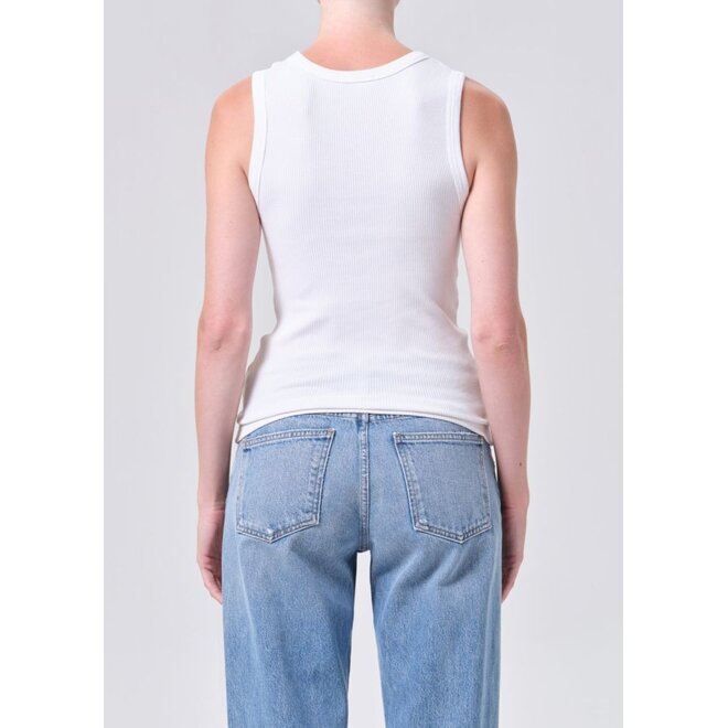 AGOLDE | Poppy Tank White