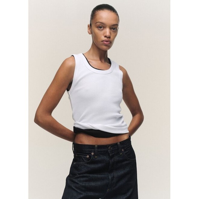 AGOLDE | Poppy Tank White