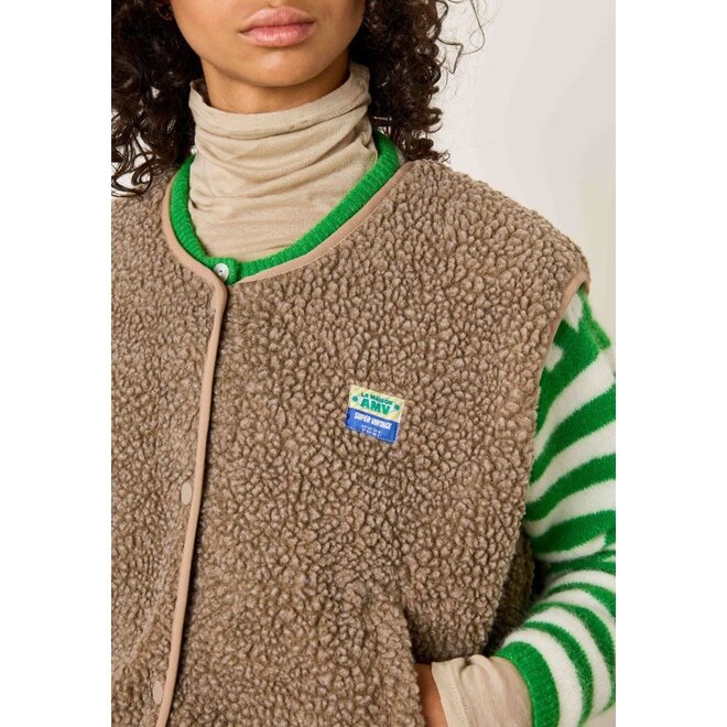 American Vintage | Hoktown Bodywarmer Nutmeg Melange