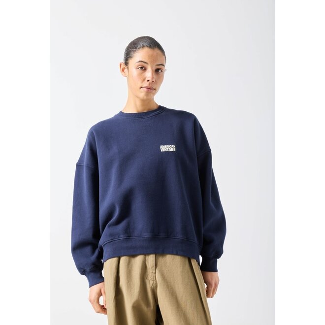 American Vintage | Plizzy Sweater Vintage Navy