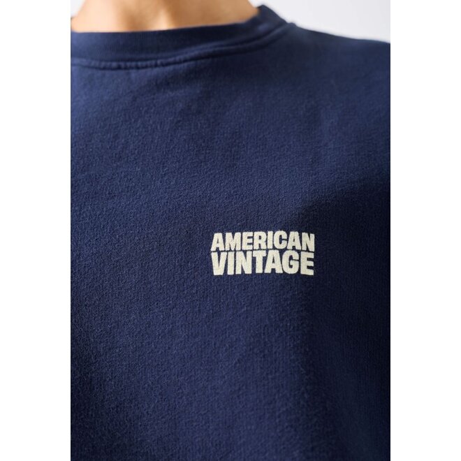 American Vintage | Plizzy Sweater Vintage Navy
