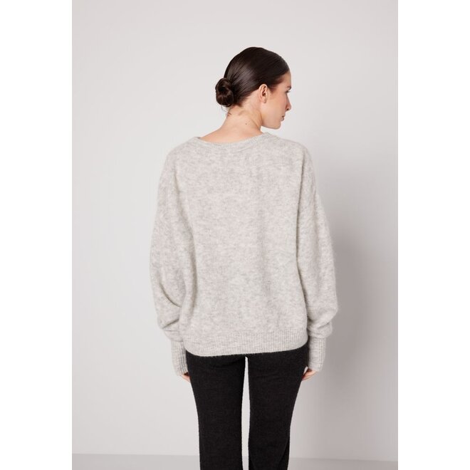 American Vintage | Vitow Trui Light Grey Melange