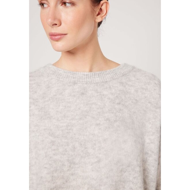 American Vintage | Vitow Trui Light Grey Melange