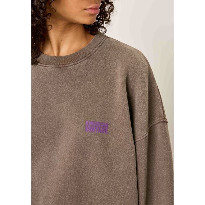 American Vintage | Plizzy Sweater Sweet Chestnut Tree Vintage