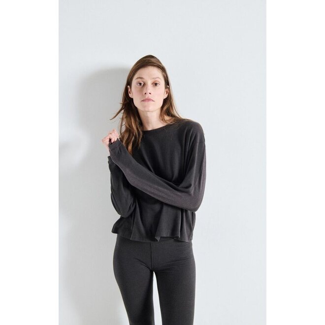 American Vintage | Ypawood Longsleeve Charcoal Melange