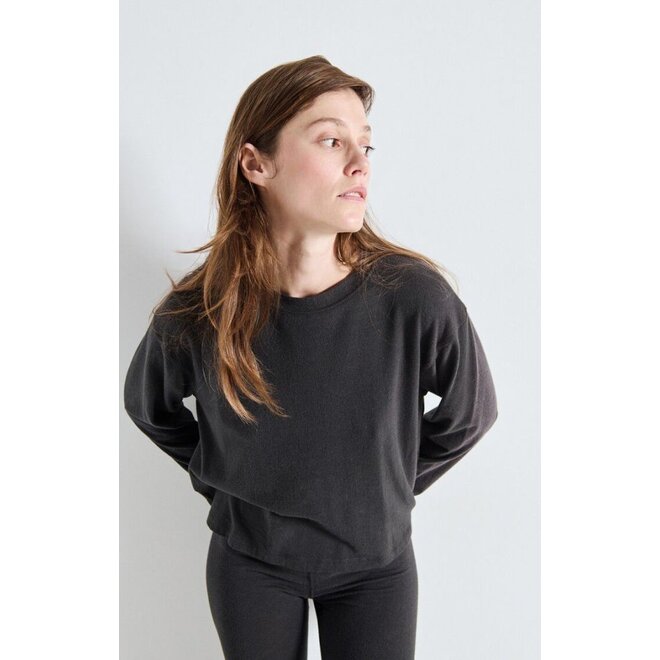 American Vintage | Ypawood Longsleeve Charcoal Melange