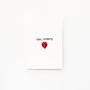 Studio Flash | Letterpress Card PIN ‘veel sterkte’