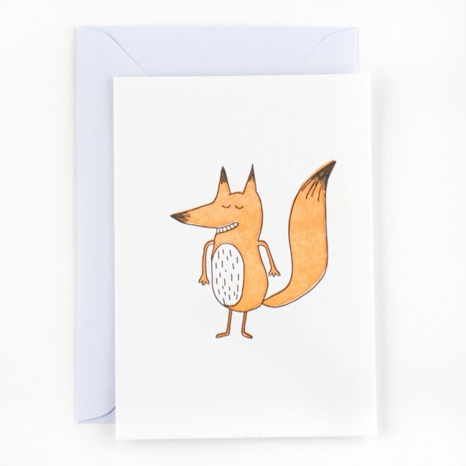 Studio Flash | Letterpress Card 'jij lekker dier'