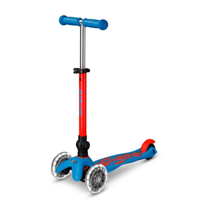 Micro Step | Mini Micro step inklapbaar LED Blauw/Rood