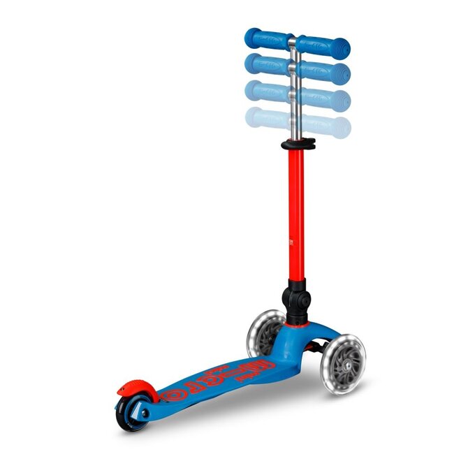 Micro Step | Mini Micro step inklapbaar LED Blauw/Rood