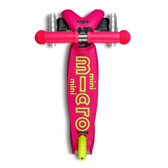 Micro Step | Mini Micro step inklapbaar LED Roze/Geel