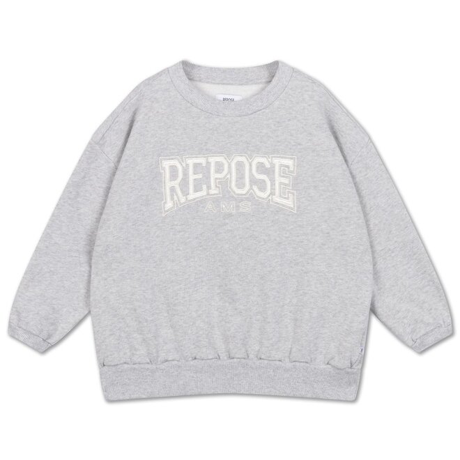 Repose ams | Cozy Drop Sweater Light Mixed Grey
