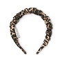 Petit Blush | Smocked Headband Leopard AOP