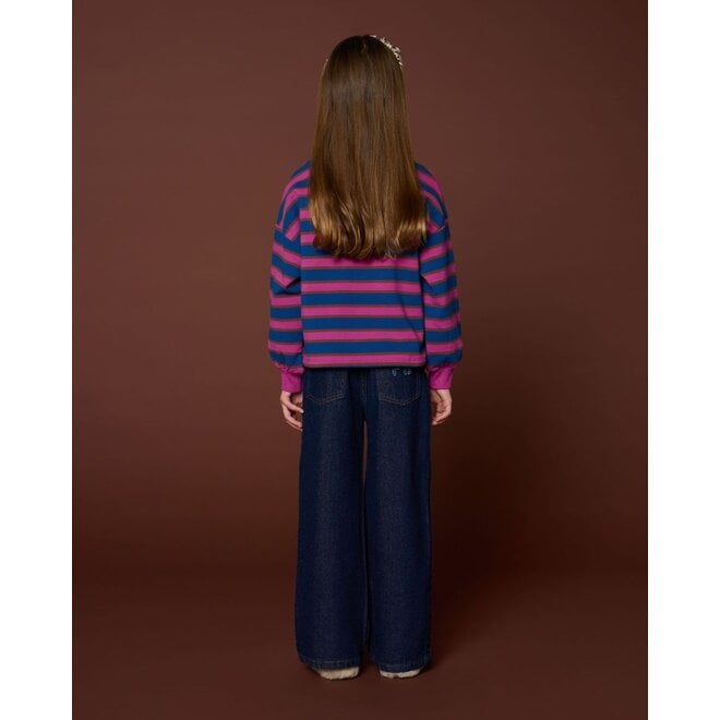 Petit Blush | Polo Sweater Stripe