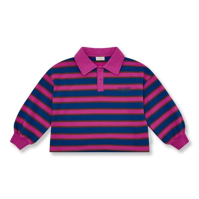 Petit Blush | Polo Sweater Stripe