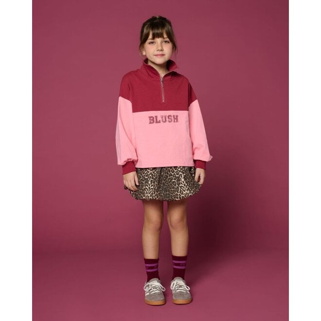 Petit Blush | Ballon Skirt Leopard AOP