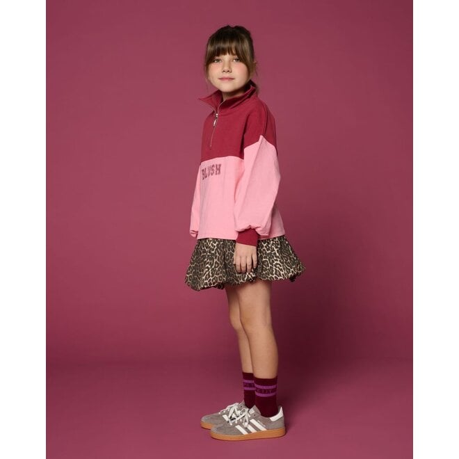 Petit Blush | Ballon Skirt Leopard AOP