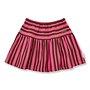 Petit Blush | Mini Ruffle Skirt Stripe Pink/Brown