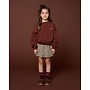 Petit Blush | Cargo Ballon Skirt Check Beige/Blue