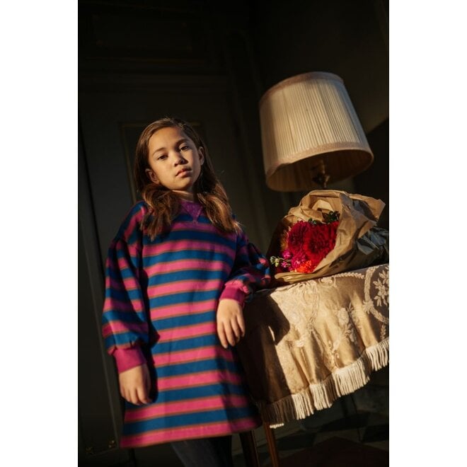 Petit Blush | Sweater Dress Bisous Stripe