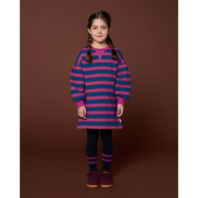 Petit Blush | Sweater Dress Bisous Stripe