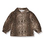 Petit Blush | Collar Blouse Leopard AOP