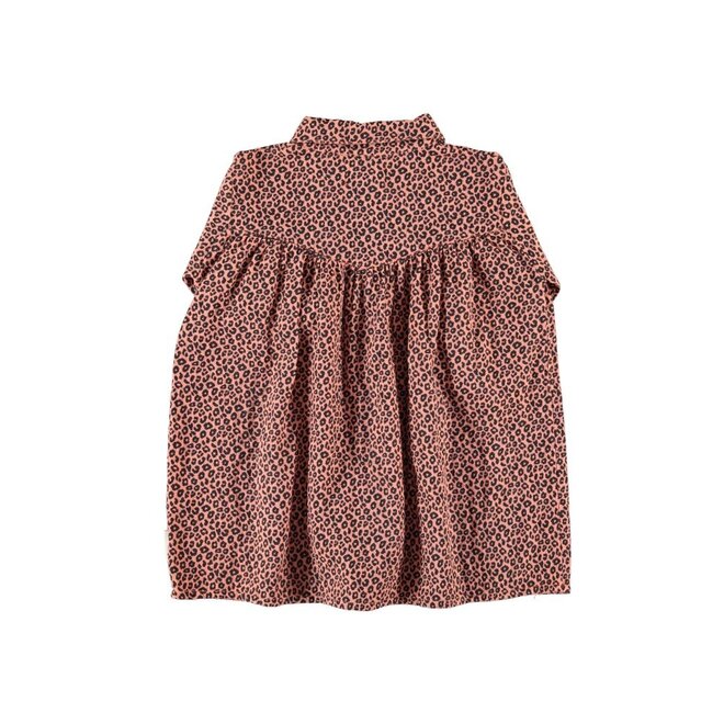 Piupiuchick | Short Dress Pink With Animal Print