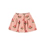 Piupiuchick | Short Skirt Pink With Big Flowers