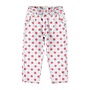 Piupiuchick | Trousers Light Blue Denim With Red Dots