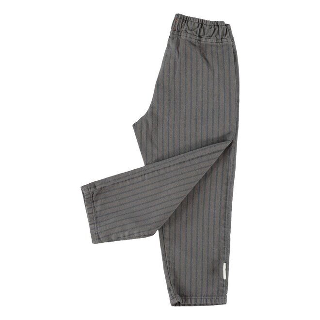 Piupiuchick | Trousers Grey With Black Stripes
