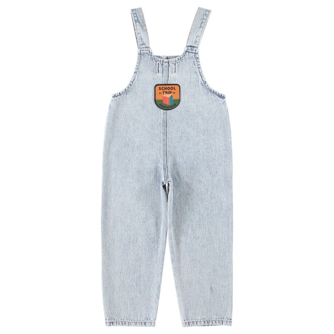 Piupiuchick | Dungarees Fadded Light Blue Denim