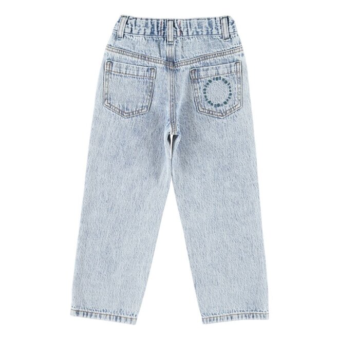 Piupiuchick | Unisex Trousers Fadded Light Blue Denim