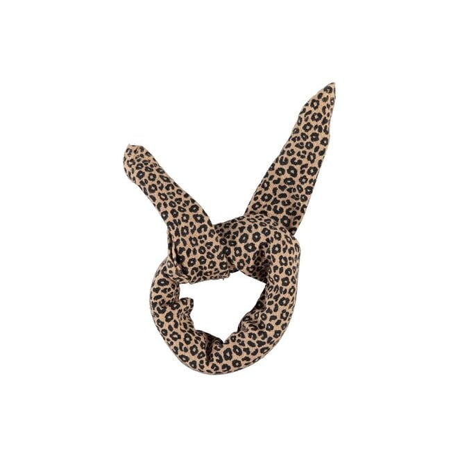 Bandana Brown With Animal Print 50x50cm
