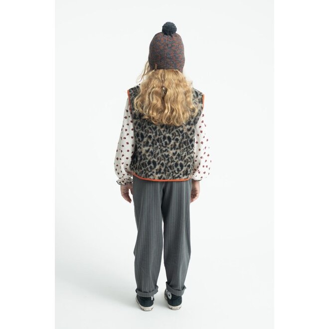 Piupiuchick | Trousers Grey With Black Stripes